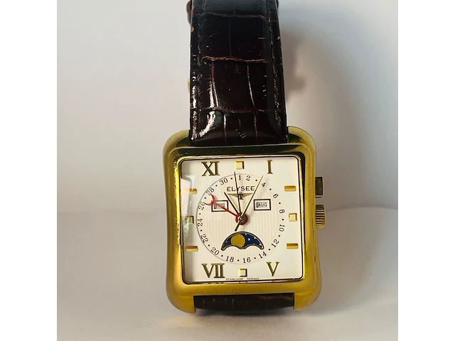 Elysee pointer date moonphase herenhorloge - afbeelding 2 van  9