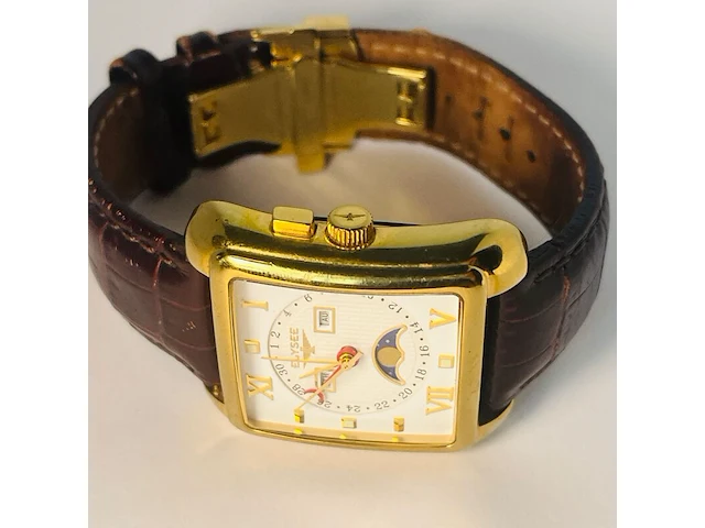 Elysee pointer date moonphase herenhorloge - afbeelding 4 van  9