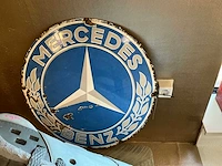 Emaille mercedes wandbord - afbeelding 1 van  6