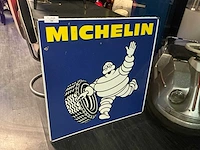 Emaille michelin bibendum dubbelzijdig wandbird - afbeelding 2 van  7