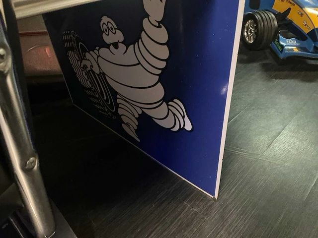 Emaille michelin bibendum dubbelzijdig wandbird - afbeelding 7 van  7