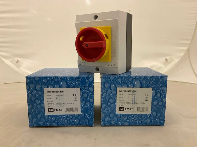 Emat - ews-225 - werkschakelaar (2x) - afbeelding 1 van  3