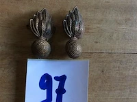Emblemen grenadiers 2stuks - afbeelding 1 van  2