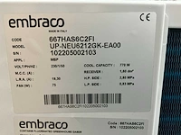 Embraco bioma up-neu6212gk mbp mod-1 condensatieunit - afbeelding 5 van  13