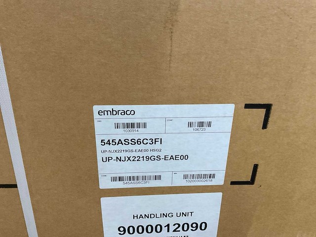 Embraco bioma up-njx2219gs lbp mod-2 condensingunit - afbeelding 13 van  20