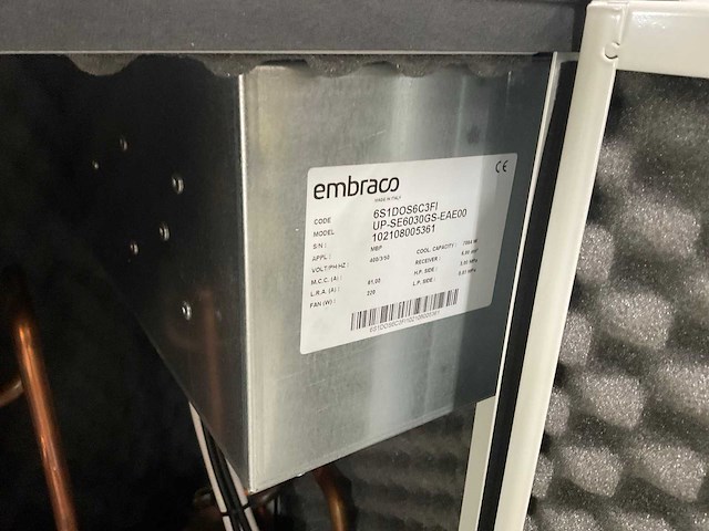 Embraco bioma up-se6030gs hbp mod-3 condensingunit - afbeelding 5 van  15