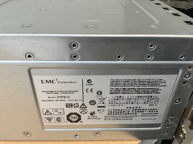 Emc (stpe15) 10x 300 gb sas(st3300657ss) - 1x 300 gb sas(hus156030vls600) disk array enclosure - afbeelding 13 van  13