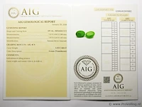 Emerald 1.53ct aig certified - afbeelding 4 van  4