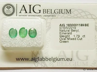 Emerald 1.79ct aig certified