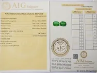 Emerald 1.87ct aig certified - afbeelding 8 van  8