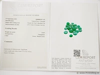 Emerald 20.89ct gra certified - afbeelding 5 van  5