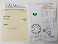 Emerald 2.39ct aig certified - afbeelding 8 van  8