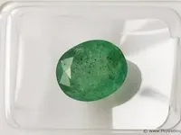 Emerald 3.02ct aig certified - afbeelding 4 van  8