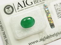 Emerald 3.11ct aig certified