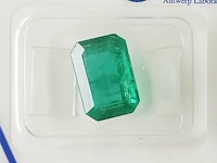 Emerald 3.69ct algt certified - afbeelding 1 van  4