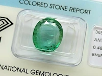 Emerald 6.48ct igi certified
