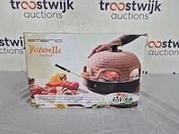 Emerio pizzarette origineel - 6 persoons pizza oven - handgemaakte terracotta koepel - afbeelding 2 van  2