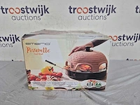 Emerio pizzarette origineel - 6 persoons pizza oven - handgemaakte terracotta koepel - afbeelding 2 van  2