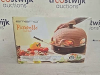 Emerio pizzarette origineel - 6 persoons pizza oven - afbeelding 2 van  2