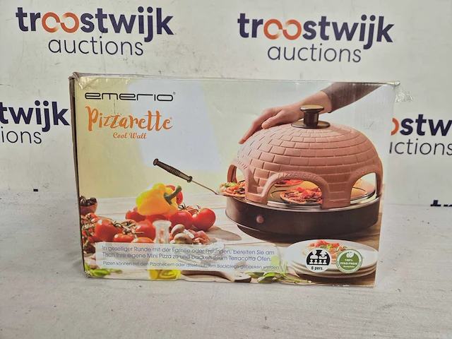 Emerio pizzarette origineel - 6 persoons pizza oven - afbeelding 2 van  3