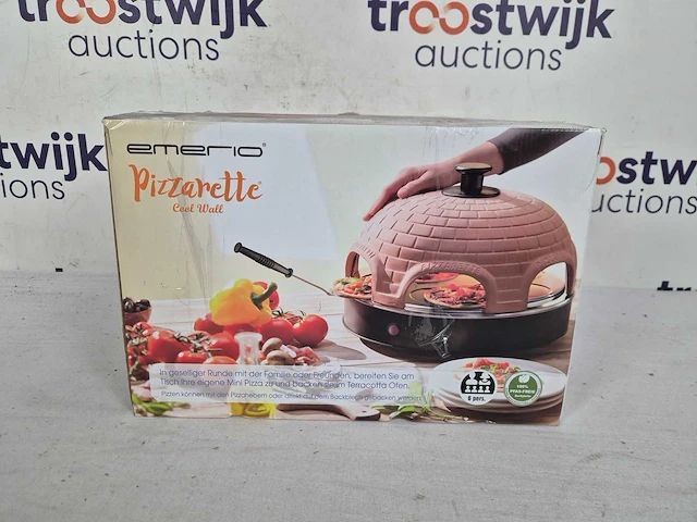 Emerio pizzarette origineel - 6 persoons pizza oven - afbeelding 2 van  2