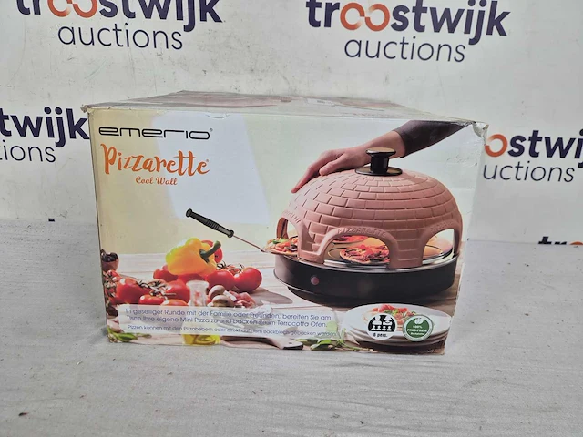 Emerio pizzarette origineel - 6 persoons pizza oven - afbeelding 2 van  2