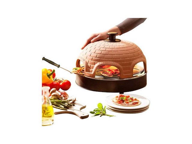 Emerio pizzarette origineel - 6 persoons pizza oven - afbeelding 1 van  2