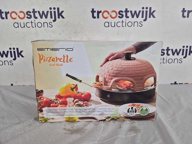 Emerio pizzarette origineel - 6 persoons pizza oven - afbeelding 2 van  2
