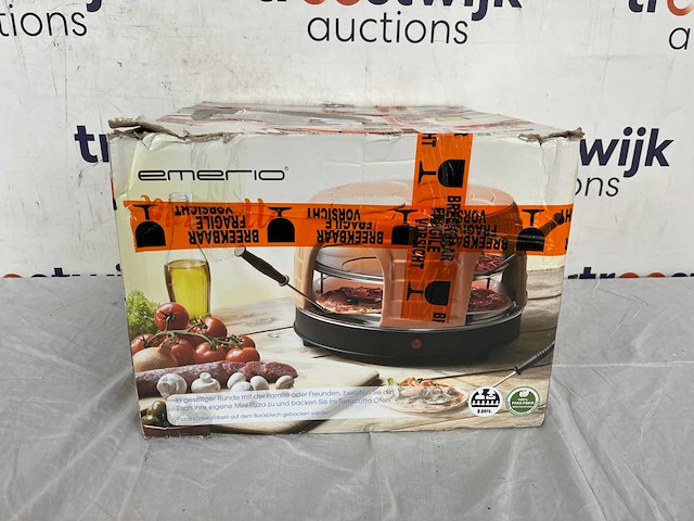 Emerio pizzarette origineel - 8 persoons pizza oven - afbeelding 2 van  2