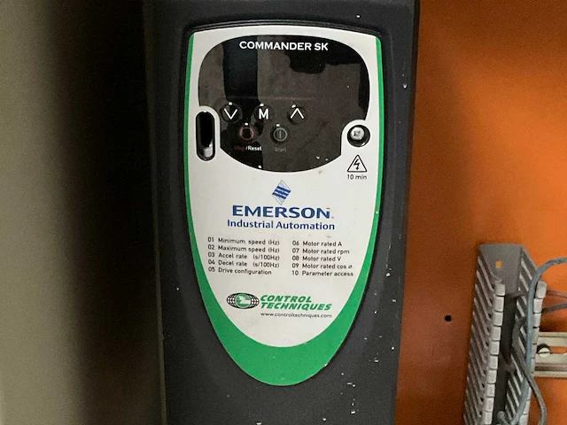 Emerson / rittal commander sk frequentie regelaar - afbeelding 4 van  4