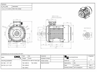 Emk - t2a 132s2-2 7,5kw b3 mounting - elektromotor (2x) - afbeelding 4 van  6