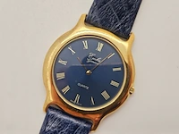 Emka geneve 18kt goud electroplated herenhorloge - dresswatch - afbeelding 2 van  7