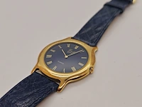 Emka geneve 18kt goud electroplated herenhorloge - dresswatch - afbeelding 3 van  7