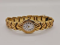 Emka geneve damsh goldplated dameshorloge - afbeelding 4 van  7