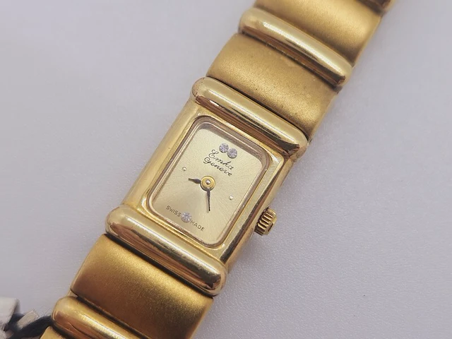 Emka geneve doublé gouden dameshorloge - afbeelding 1 van  8