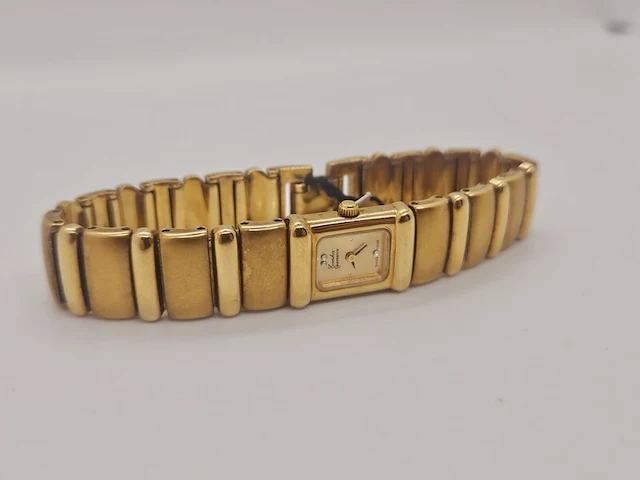 Emka geneve doublé gouden dameshorloge - afbeelding 5 van  8
