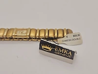 Emka geneve doublé gouden dameshorloge - afbeelding 7 van  8