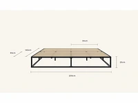 Emma metalen bed frame 140x200 - afbeelding 3 van  5