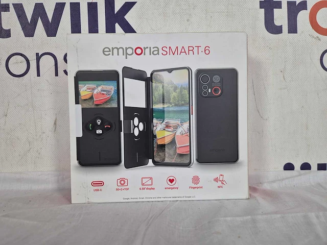 Emporia smart.6 - 128 gb zwart - afbeelding 2 van  2