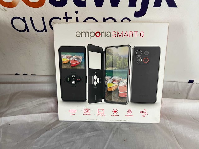 Emporia smart.6 - 128 gb zwart - afbeelding 2 van  2
