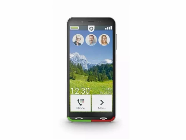 Emporia super easy 4g telefoon 32/3 gb zwart - afbeelding 1 van  3