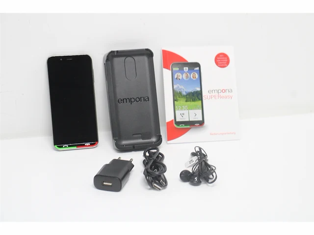 Emporia super easy 4gtelefoon, 32/3 gb zwart - afbeelding 2 van  2