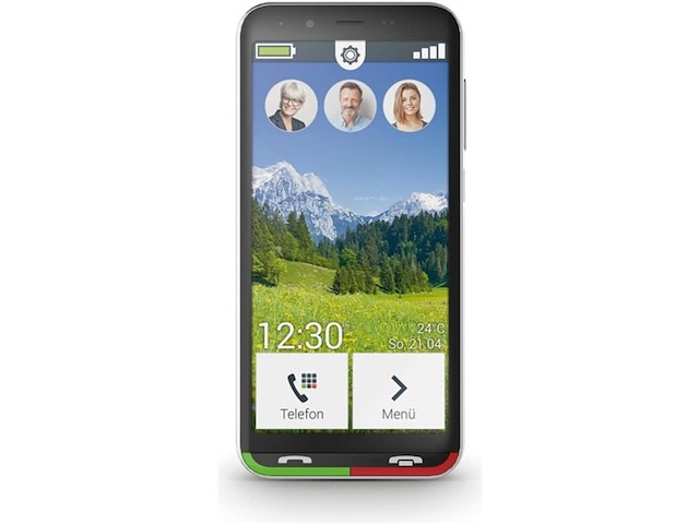 Emporia supereasy 126 cm (4.95) android 10.0 usb typec 3 gb 32 gb 2500 mah zwart - afbeelding 1 van  5