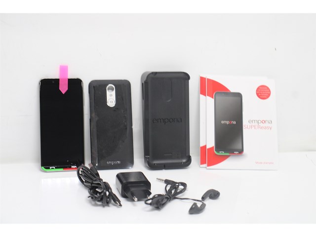 Emporia supereasy 126 cm (4.95) android 10.0 usb typec 3 gb 32 gb 2500 mah zwart - afbeelding 4 van  5