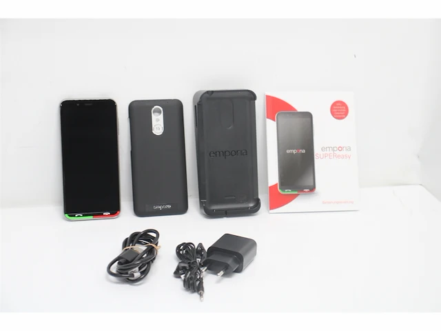Emporia supereasy dual-sim senioren smartphone 32 gb 12.6 cm (4.95 inch) zwart/zilver - afbeelding 5 van  5