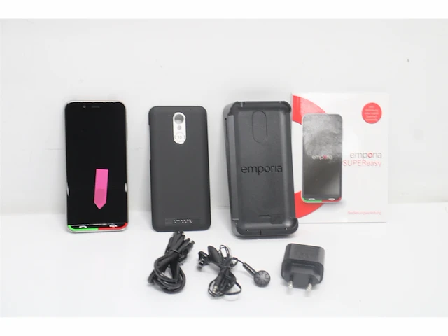 Emporia supereasy dualsim senioren smartphone 32 gb 4.95 inch zwart/zilver - afbeelding 5 van  6