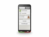Emporia supereasy smartphone voor senioren 4g met noodoproepknop 5inch display android 10 13 mp camera zwart - afbeelding 4 van  4