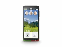 Emporia supereasy smartphone voor senioren 4g met noodoproepknop 5inch display android 10 13 mp camera zwart - afbeelding 2 van  6