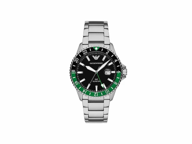 Emporio armani ar11589 mannen horloge zilverkleurig - afbeelding 1 van  4