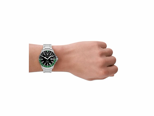 Emporio armani ar11589 mannen horloge zilverkleurig - afbeelding 2 van  4